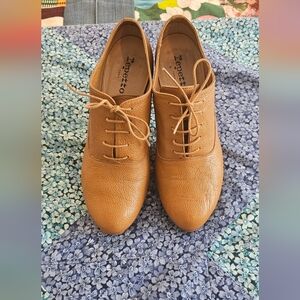 Repetto Women's Brown Leather Lace-Up Flats